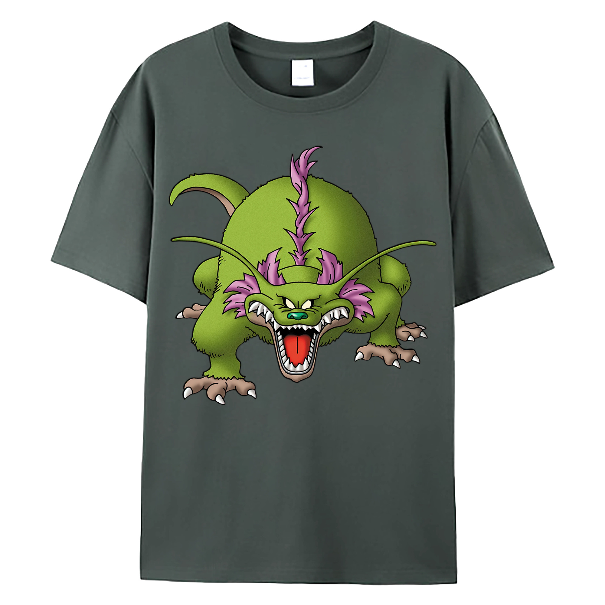 （画像用） ドラゴンクエスト Doragon Kuesuto Dragon Quest 綿100％ メンズ半袖Tシャツ｜肌触りやわらか＆通気性